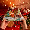 LoveEcho Winter Wonderland Pop Up Christmas Card, Lighting And Music