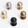 Amasideca 10 Pack Brushed Gold Kitchen Cabinet Knobs Zinc Alloy