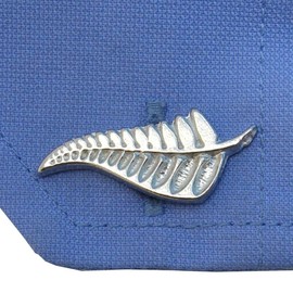 Whitecloud NZ New Zealand Silver Fern Cufflinks, Fern Frond Cufflinks Fern Cufflinks, Handmade, by William Sturt, in Fine Pewter