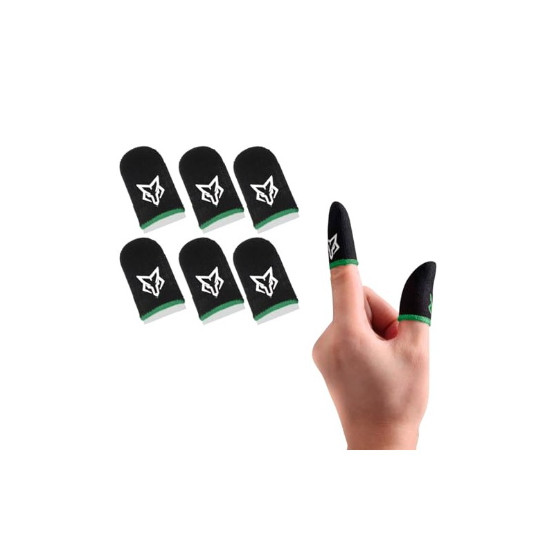 Finger Sleeves Breathable Touchscreen for Mobile Games V1 (6pcs) Profesional