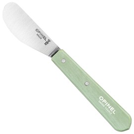 OPINEL Essential No.117 Spreading + Butter Knife, Painted Hornbeam Wood Handles, Made in France (Sage Green)