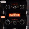 for Subaru AC Climate Control Knob Outer Ring Covers Volume