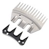 MUYIRTED Sheep Clipper Upper and Bottom Blade, Stainless Steel Wool