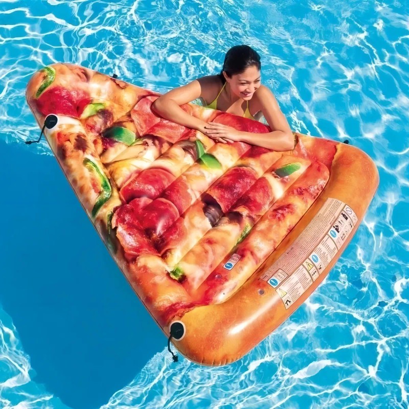 Intex Colchoneta Inflable Porción De Pizza 175x145 Cm. Intex