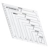 4 Piece Degree Ruler Set, DIY Sewing Ruler, Patchwork Ruler,
