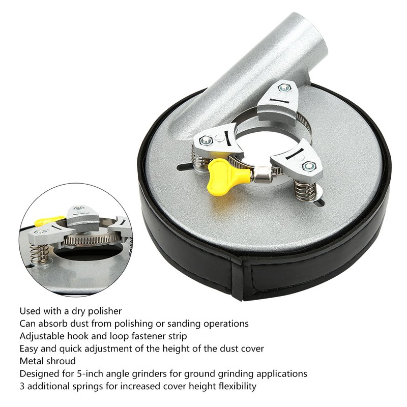 Aluminum Grinding Dust Shroud Cover Case Power Tool Parts for