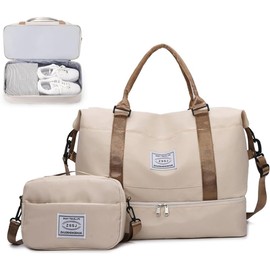 Mochilas Viaje Bolsas para Hombres y Mujeres, Armarios de Zapatos, Bolsos Noche para Viajes Gran Capacidad, Bolsos de Baño, Viajes, Gimnasios, Hospitales