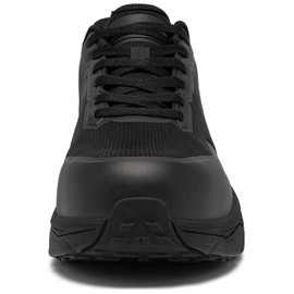 DYKHMATE Steel Toe Shoes for Men Women Safety Toe Sneakers Lightweight Comfortable Foot Protection Work Shoes (9, Black Grey)