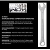 Beta 42INOX 9/16" Stainless Steel Combination Wrench | 12-Point Box
