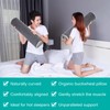 2 Pieces Bolster Pillow Round Neck Roll Pillow Cervical Cylinder