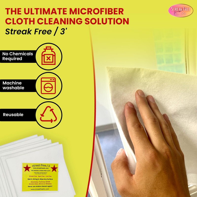 Microfiber Cleaning Cloth "As Seen On TV" 6 Pack -
