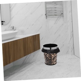 Holibanna - cubeta de basura para baño, cubeta de basura redondo para oficina, cubeta de basura de oficina, cubeta de basura de oficina, cubeta de basura para el hogar, caja de contenedor de acero