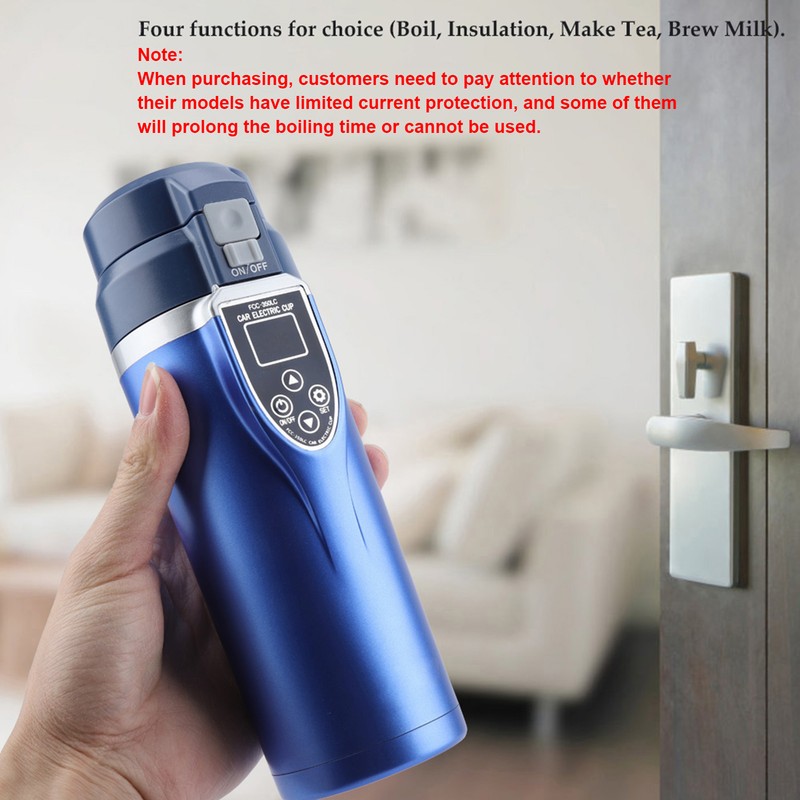 Multifunction Travel Portable Teakettle Hot Water Cup Car Heating Cup