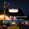 Solar Power Camping Lights String,Outdoor String Lights with 8 Modes