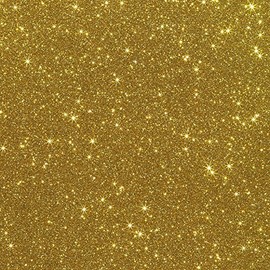 SISER GLITTER Gold Heat Transfer Vinyl (Tshirt HTV) 12 Inch x 20 Inch