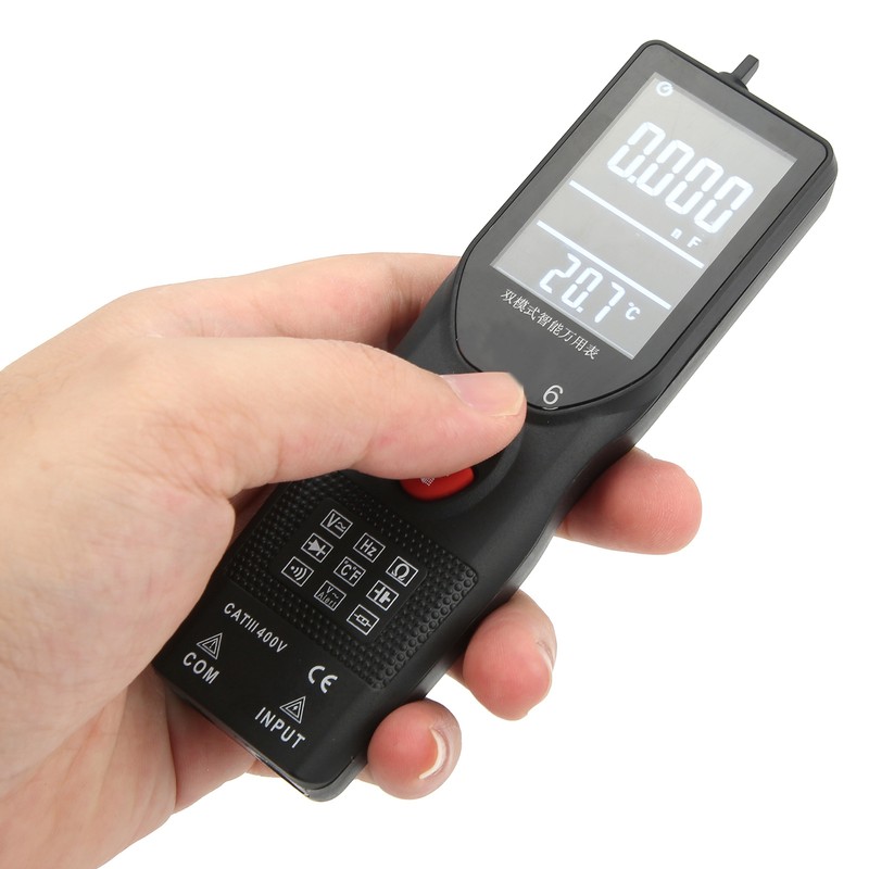 Dual Mode Smart Multimeter Handheld Multifunction Digital DC/AC Voltage Meter