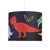 Dinosaur Design Easy Fit Light Shade, Navy Blu Dino Ceiling