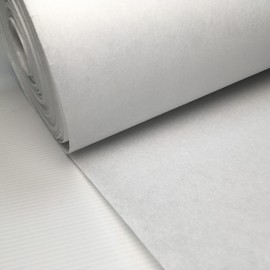 White 2 Meter Lightweight fusible Iron on Interfacing 90cm Wide Fabric Ideal for Stiffening Fabric, PPE, Scrubs (2 Metre Pack)