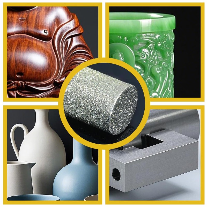 FCKLVMC 24 Pcs Diamond Bits Compatible with Dremel, 6 Size