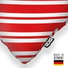 VOID White Red Striped Cushion Cover Polyester Waterproof Outdoor Indoor