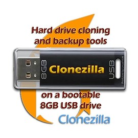 CloneZilla on 8GB USB Drive - System Backup and Cloning Solution