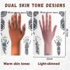 Reusable Henna Tattoo Practice Boards 2 Pack Henna Hand Practice