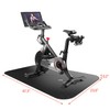 Bike Mat Exercise Bike Mat,Treadmill Mat for Carpet & Hardwood