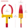 VaygWay Tire Clamp Universal Wheel Lock- Heavy Duty Security Metal