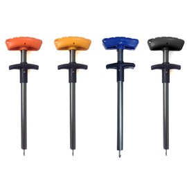 Fish Hook Disgorger Fishing Hooks Remover Tool - 17cm Easy Reach Hook Extractor Puller, Ergonomic T Handle Fishing Tackle, Orange