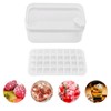 Easy Release Ice Cube Tray Plastic 32 Grids Ice Tray
