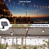 SUNTHIN 24ft Solar String Lights, USB Rechargeable Solar Outdoor Lights