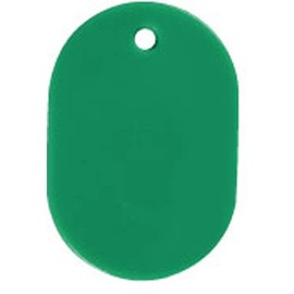 Nishi Kei BN-SG Small Number Tags, Green, Pack of 100