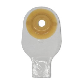 Safe n Simple 12" Drainable Ostomy Bag One Piece Pouch - Extended Wear Convex Pre Cut 1 1/8", Transparent - Ostomy Products - Colostomy & Ileostomy Bags - Supplies For Colostomy & Ileostomy - 10 Count