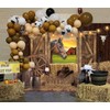 Western Cowboy Backdrop West Rustic Wooden House Farm Barn Door