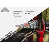 AZONIC Splatter Fender MTB Mudguard, Bicycle Splash Guard for Back