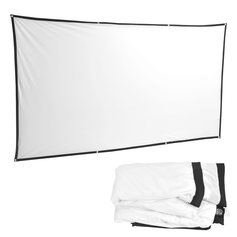 High Definition Projector Screen Foldable Portable Projection Mini Screen for