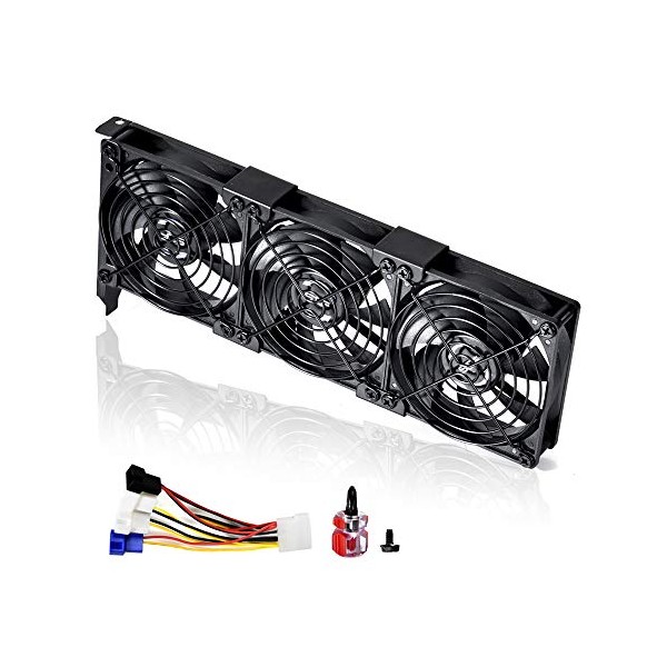 SCCCF 3x90mm 92mm Graphic Card Fans, Graphics Card Cooler, Video