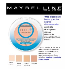 Maybelline Maquillaje En Polvo Pure+ 3 Pzas