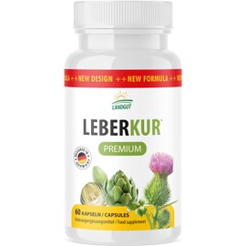 Landgut Leberkur Premium | für deine körperliche Balance | für Männer & Frauen | Inhalt 60 Kapseln