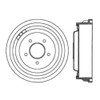 Centric (123.62025) C-Tek Brake Drum
