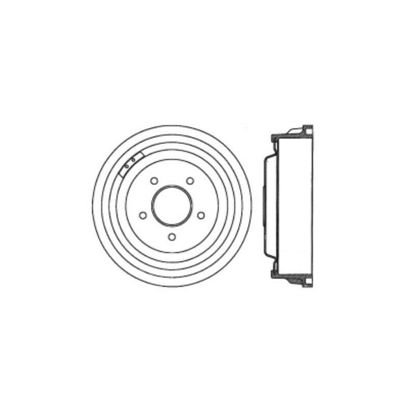 Centric (123.62025) C-Tek Brake Drum