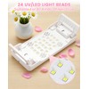 72W Hand Pillow Nail Lamp with Foldable Stand, UV LED