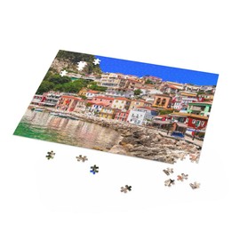 Beautiful Town Parga - Greece - Jigsaw Puzzle for Kids, Adults, Family and Friends (500 pcs)