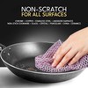 The Crown Choice Heavy Duty Non-Scratch Dish Scrubbers for Cleaning