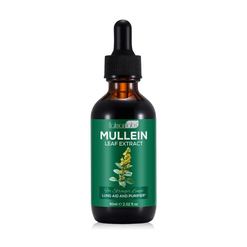 Hatmanlabs Mullein Drops for Lungs, Mullein Leaf Extract for Lung