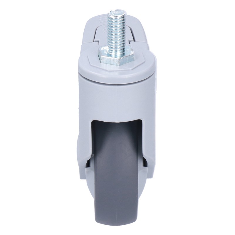 4in Caster M12 Thread Stem Silent Universal Wheel with Brake