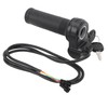 SWRXEarn Full Twist Throttle, 3-Pin Waterproof Ebike Throttle Grip with