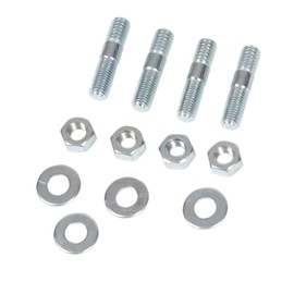 Carburettor Stud Bolt Set, High Precision, Wear Resistant Carburettor Stud Bolts, 1?3/8 Inch Long Metal with Spacers 5/16 Inch Thread Intake Manifold