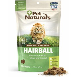 Suplemento Gatos Hairball Chew Control Bolas de Pelo y Salud Digestiva