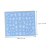 WOONEKY Water Transfer Snowflake Nail Stickers Set 60pcs DIY Manicure